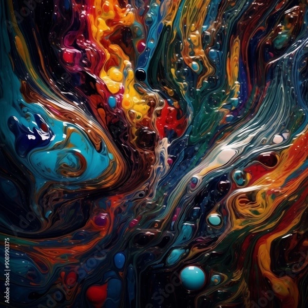 Obraz Abstract Liquid Art