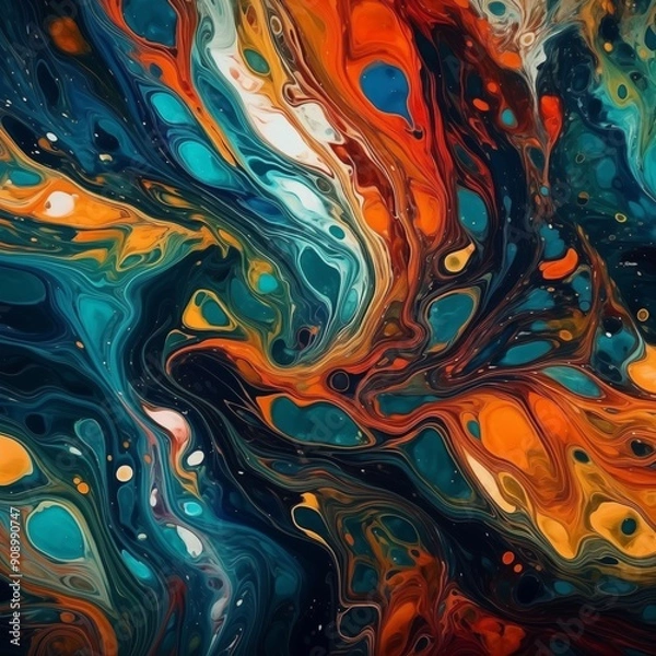 Obraz Abstract Liquid Art