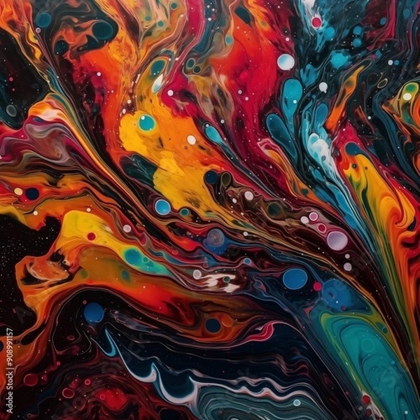Obraz Abstract Liquid Art