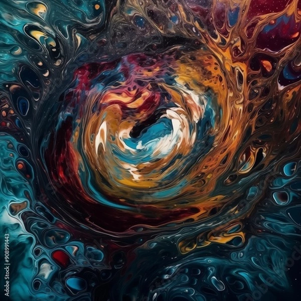 Obraz Abstract Liquid Art