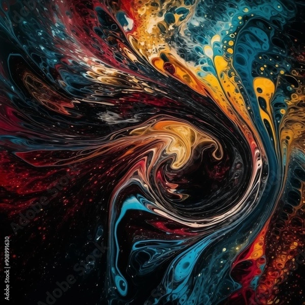 Obraz Abstract Liquid Art
