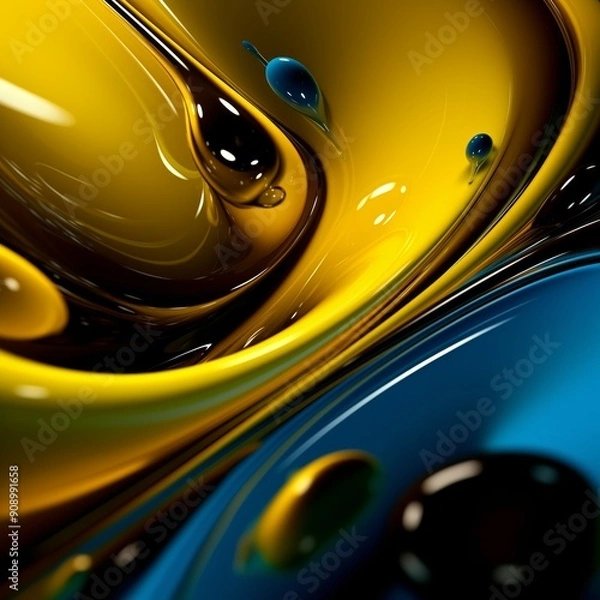 Obraz Abstract Liquid Art