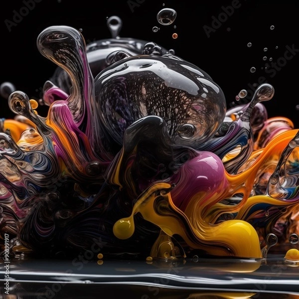 Fototapeta Abstract Liquid Art
