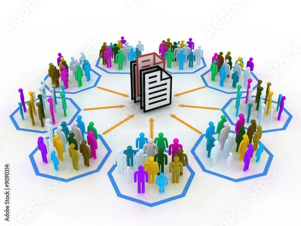 Fototapeta communication concept