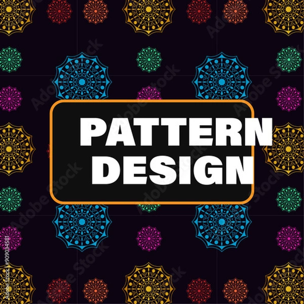 Fototapeta Seamless Mandala pattern Design