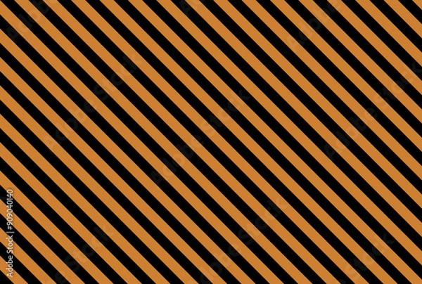 Fototapeta Shocking Bronze color and black color background with lines. traditional vertical striped background texture..