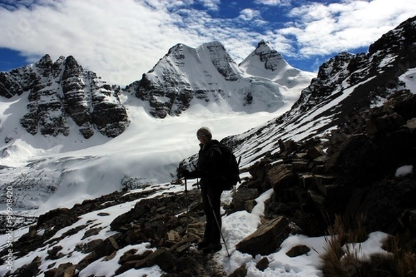 Obraz trekking in bolivia