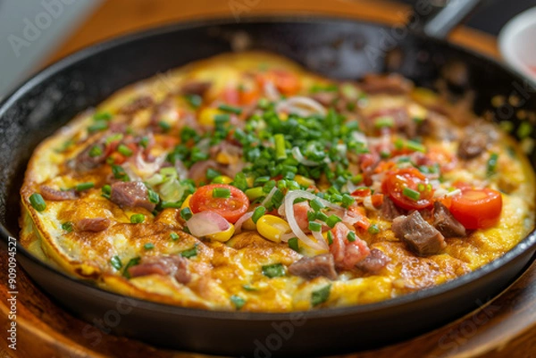 Obraz Delicious Fluffy Omelette