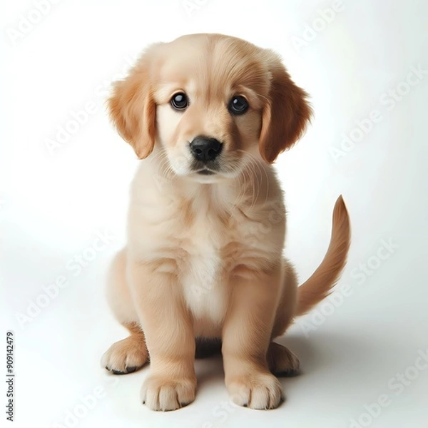 Fototapeta golden retriever puppy
