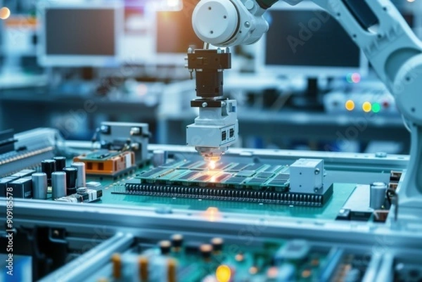 Obraz chip production