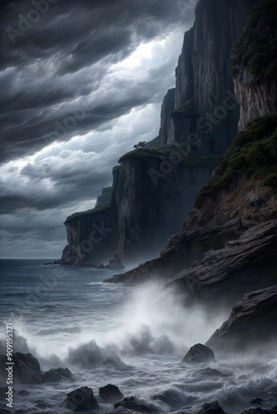 Fototapeta Seascape Cliffs