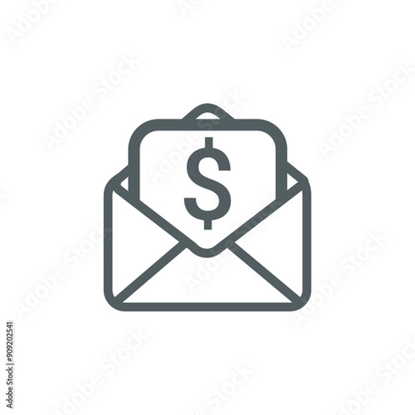Fototapeta invoice icon