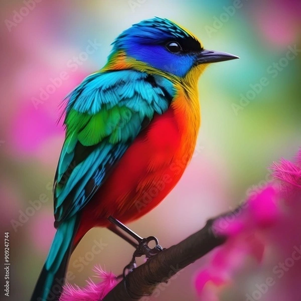 Obraz colorful bird