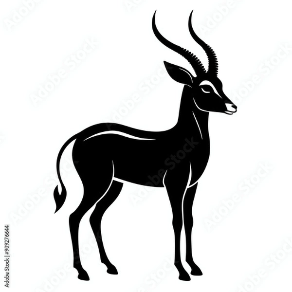 Obraz Beautiful dear vector illustration 