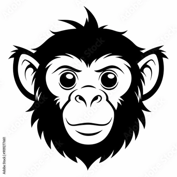 Obraz Monkey vector illustration 
