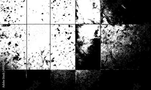 Obraz Concrete Textured Surface. Abstract Old Surface of Gravel Stone Terrazzo Floor Background. Stone Granite Black White Background Marble Surface Pattern. Terrazzo Marble Grey Texture. Realistic, Pattern