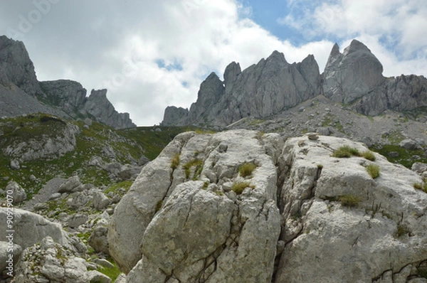 Obraz rocky ridges under the sky