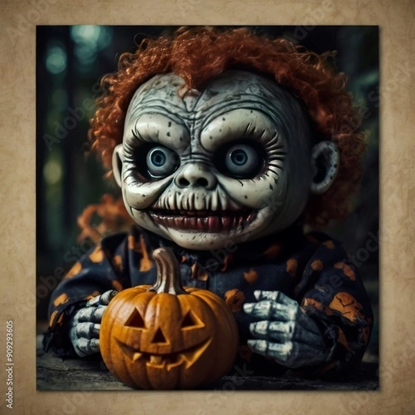 Obraz Halloween party poster image