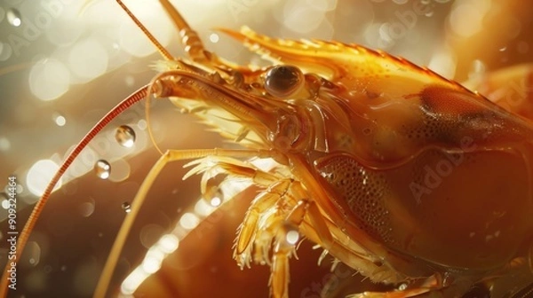 Obraz shrimp in water