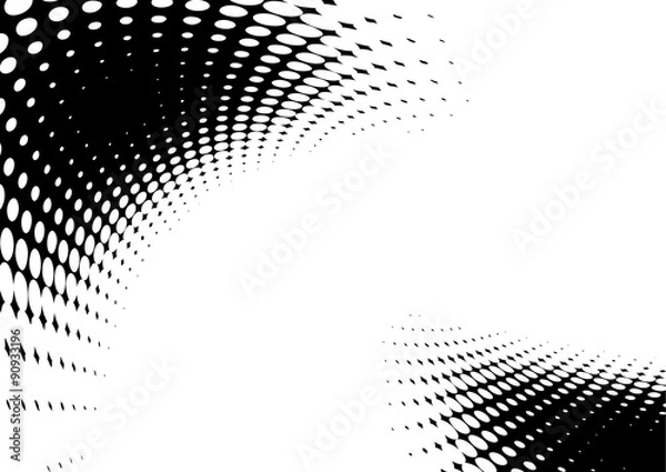 Fototapeta abstract background, halftone effect
