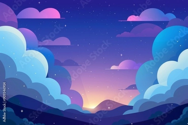 Fototapeta Silhouette of Knife-Wielding Figure. Beautiful simple AI generated image in 4K, unique.