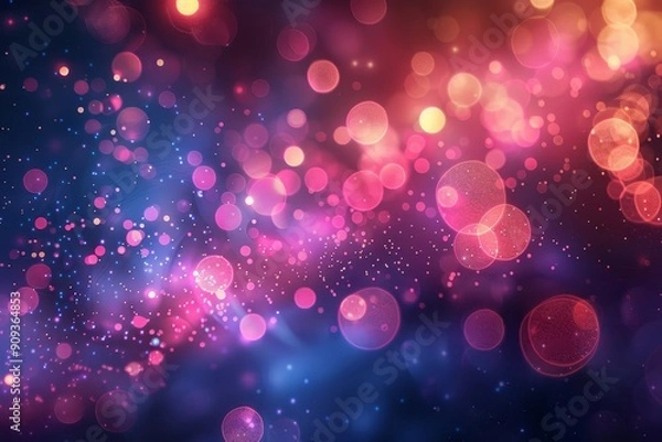 Fototapeta Abstract Background with Blurred Lights