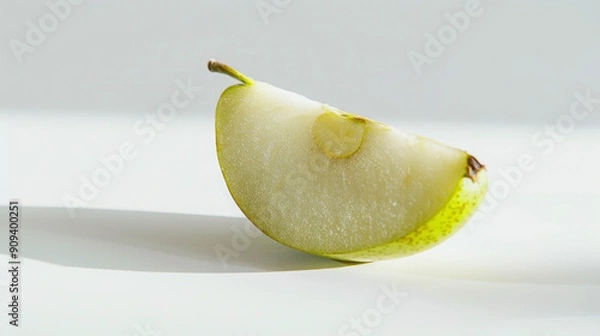 Fototapeta Close-up of a sliced pear