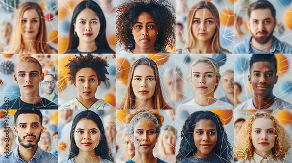 Fototapeta Human Connections Concept