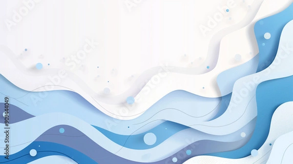 Fototapeta Abstract background with waves