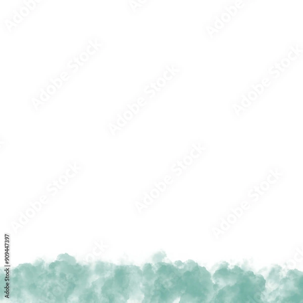 Fototapeta the white background and smoke