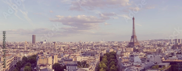 Obraz paris panoramic landscape