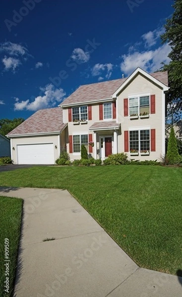 Obraz suburban midwest home