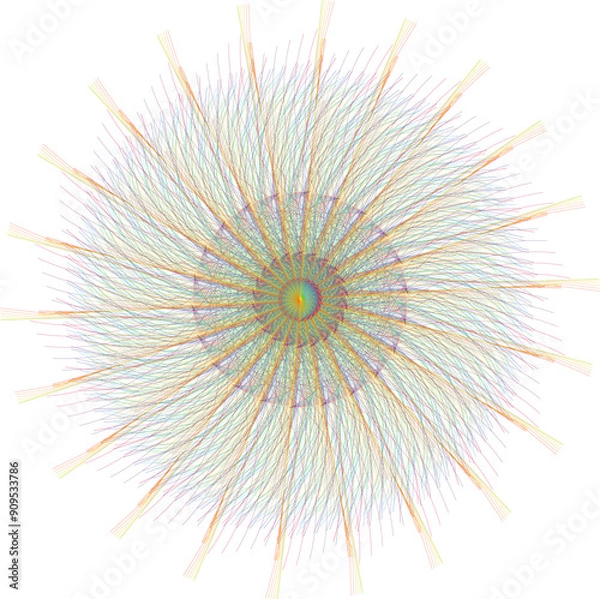 Fototapeta colorful mandala design vector 