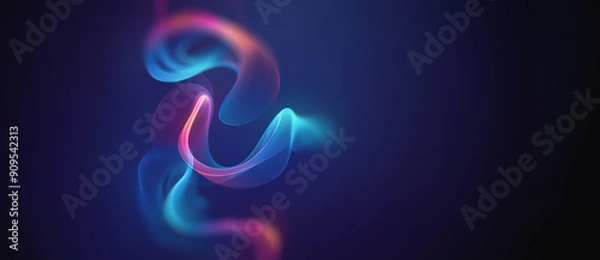 Fototapeta An Abstract Shape In Motion Abstract Background