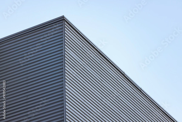 Fototapeta Partial details of large factory building