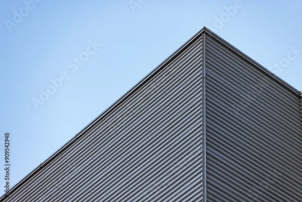 Fototapeta Partial details of large factory building