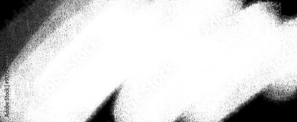 Fototapeta Grunge border texture background. Abstract frame overlay. PNG graphic illustration with transparent background.