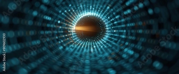 Fototapeta Abstract space vessel scene, copy space, natural lighting