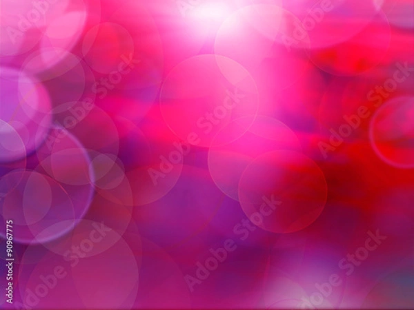 Fototapeta Abstract red Flickering Lights, abstract festive background with