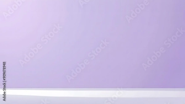 Fototapeta Abstract empty pastel purple or lilac studio wall backdrop with beautiful light and shadow. Elegant minimalist background for product presentation.