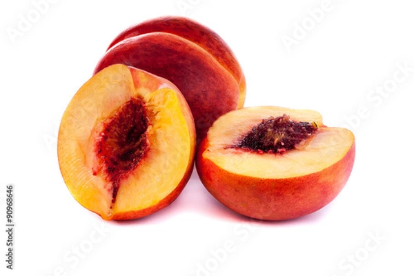 Fototapeta ripe nectarine