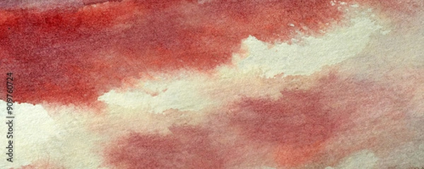 Obraz dark red abstract watercolor macro paper texture