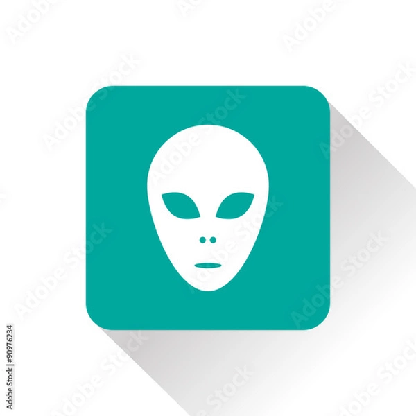 Fototapeta alien icon