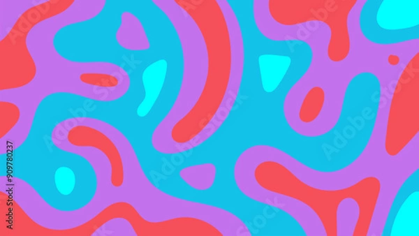 Fototapeta Pop art abstract background. Modern design template for web cover