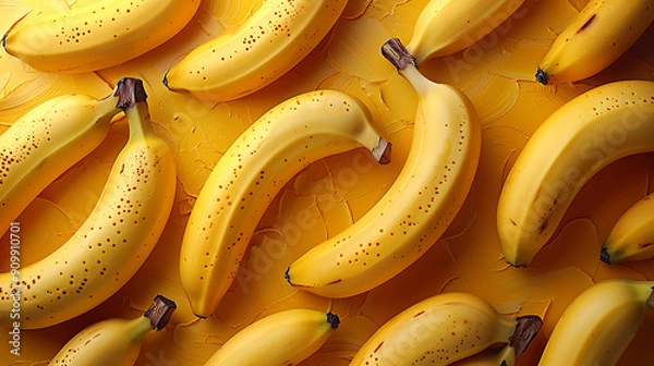 Obraz bananas on background