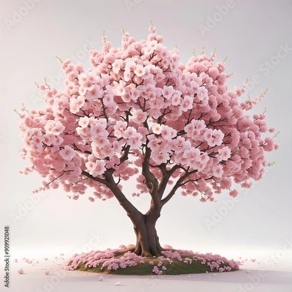 Fototapeta 벚꽃나무 한그루