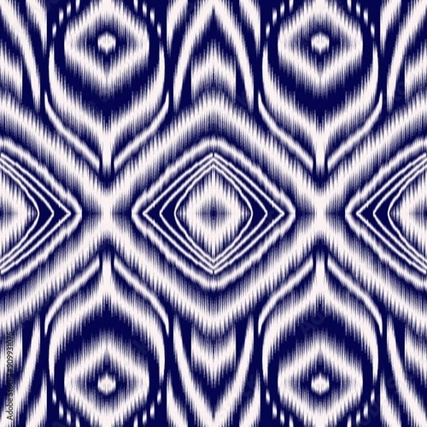 Obraz Hand-made fabric patterns, seamless images background