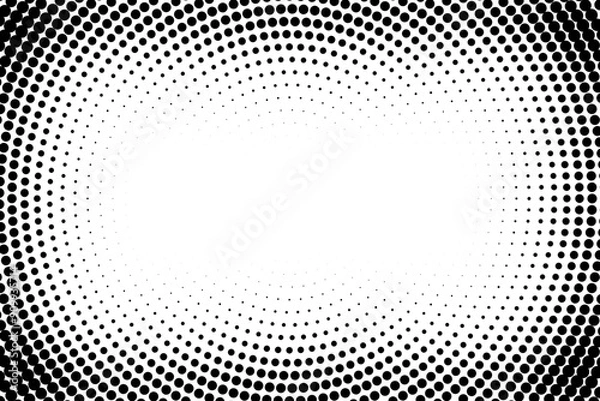Obraz halftone gradation background. Halftone dots cover
