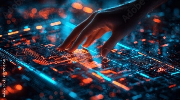 Fototapeta Diverse Team Collaborating in Modern Office Promoting Diversity, Equity, and Inclusion in Business Environment