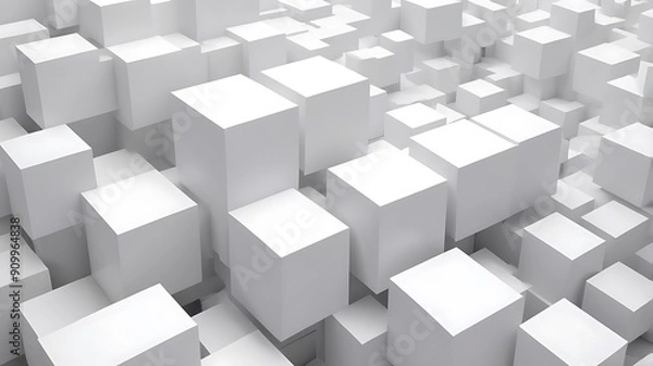 Fototapeta abstract 3d shapes background